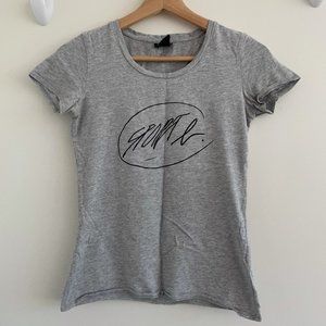 Agnes b./Sports b. Gray Logo Tee Tshirt